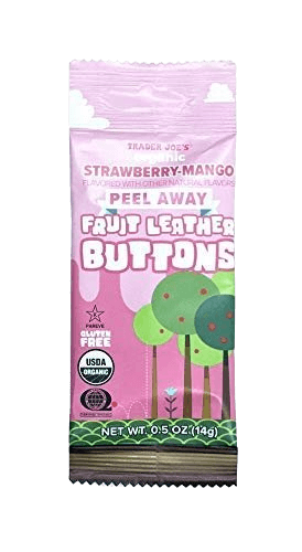 Trader Joe's Organic Fruit Leather Buttons